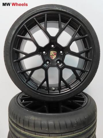 Originele Porsche 911 992 Spyder 21 inch velgen zomerbanden beschikbaar voor biedingen