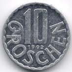 Oostenrijk : 10 Groschen 1992  KM#2878  Ref 6209, Postzegels en Munten, Munten | Europa | Niet-Euromunten, Ophalen of Verzenden