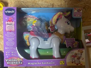 VTECH VROLIJKE VRIENDEN MAGISCHE EENHOOORN, Enlèvement, Utilisé, 6 mois à 2 ans