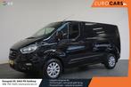 Ford Transit Custom 280 2.0 TDCI L1H1 Trend Airco Navigatie, Auto's, Bestelwagens en Lichte vracht, Automaat, Zwart, Parkeersensor