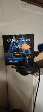 Midland cb, met magneet antenne,, Audio, Tv en Foto, Ophalen of Verzenden, Zo goed als nieuw