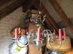Lustre a 8 branches - comme neuf, Maison & Meubles, Lampes | Lustres, Comme neuf, Métal