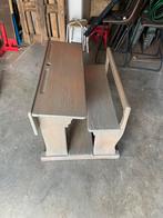 Oud schoolbankje, Enlèvement, Utilisé