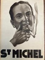 Cigarettes publicitaires St Michel des années 1930, Collections, Utilisé, Enlèvement ou Envoi