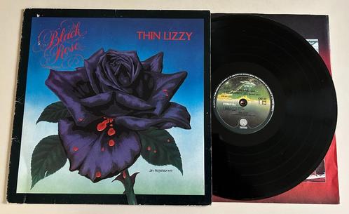 LP THIN LIZZY - BLACK ROSE - LYNOTT GORHAM DOWNEY MOORE, Cd's en Dvd's, Vinyl | Hardrock en Metal, Gebruikt, Ophalen of Verzenden