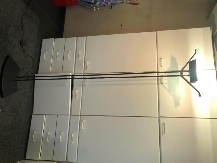 Vloerlamp Arteluce zwart, Huis en Inrichting, Lampen | Vloerlampen, Gebruikt, 150 tot 200 cm, Glas, Metaal, Ophalen