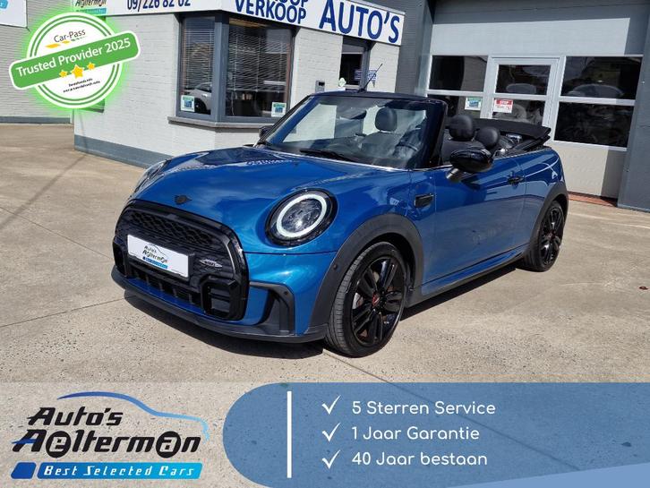 Mini Cooper Cabrio AUTOMAAT * JCW PACK * LED * ..., Auto's, Mini, Bedrijf, Te koop, Cabrio, ABS, Airbags, Airconditioning, Alarm