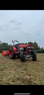 Mini-tracteur Tuinen Leuckx, outils, grue et chauffeur à lou, Enlèvement, Neuf, Sac de ramassage