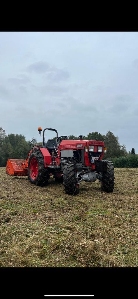 Mini-tracteur Tuinen Leuckx, outils, grue et chauffeur à lou, Jardin & Terrasse, Tondeuses à gazon, Neuf, Démarrage électrique