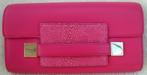 Portefeuille Delvaux Madame Long Polo Galuchat Rose India, Autres marques, Cuir, Enlèvement ou Envoi, Rose