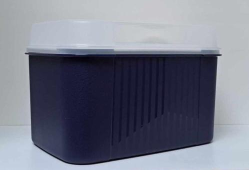 Tupperware™ « TupperTop Harmony » 7,8 liter - donkerblauw, Huis en Inrichting, Keuken | Tupperware, Zo goed als nieuw, Bus of Trommel