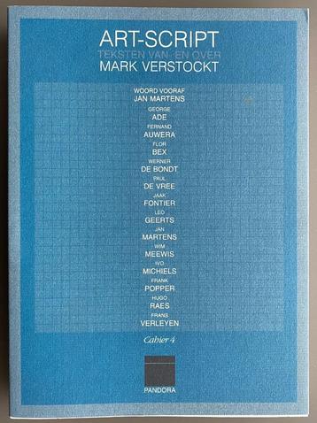 Boek "Art-Script" teksten van en over Mark Verstockt.