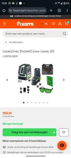 Laser liner pocket cross, Ophalen, Nieuw, Afstand
