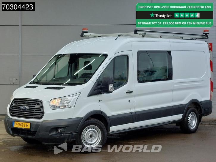 Ford Transit 130pk Dubbel Cabine L3H2 Pijlwagen Actiewagen N, Autos, Camionnettes & Utilitaires, Entreprise, Achat, Caméra de recul