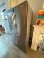 Smeg FQ60XP amerikaanse koelkast, Elektronische apparatuur, Koelkasten en IJskasten, Ophalen, Zo goed als nieuw