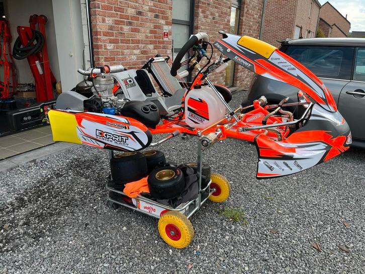 OTK kartonderstel, Sport en Fitness, Karting, Zo goed als nieuw, Ophalen