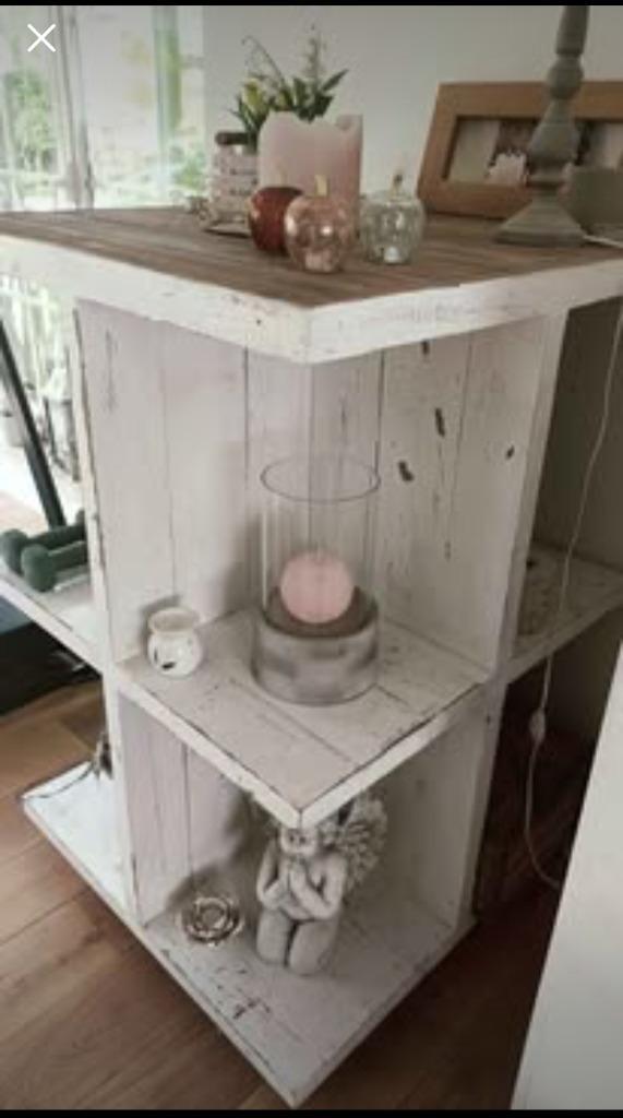 Display - etalageblok op wielen Braxton Home Colletion, Huis en Inrichting, Kasten | Overige, Zo goed als nieuw, Ophalen