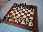 Vintage Staunton Schaakspel 44x44 cm, Hobby en Vrije tijd, Gezelschapsspellen | Bordspellen, Ophalen of Verzenden