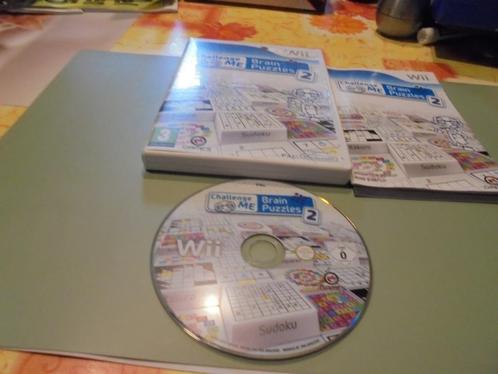 WII Challenge Me Brain Puzzles 2 (CIB), Games en Spelcomputers, Games | Nintendo Wii, Gebruikt, Puzzel en Educatief, 1 speler