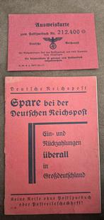 Carnet de documents et carte d'identité allemands 1938, Enlèvement ou Envoi, Armée de terre, Photo ou Poster