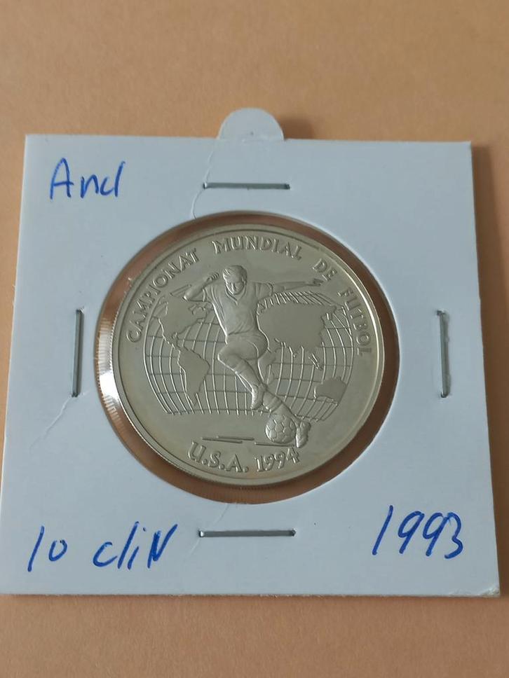 Andorra 10 Dineros 1993 ZILVER SPOTPRIJS, Postzegels en Munten, Munten | Europa | Niet-Euromunten, Losse munt, Overige landen