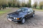 BMW E32 730i '88 (handgeschakeld!), Auto's, BMW, 4 deurs, Achterwielaandrijving, Zwart, Leder