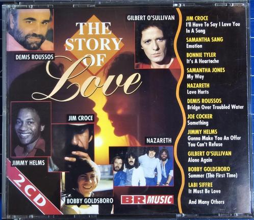 2CD The Story of Love / the 70's / the 80's, CD & DVD, CD | Compilations, Utilisé, Pop, Enlèvement ou Envoi
