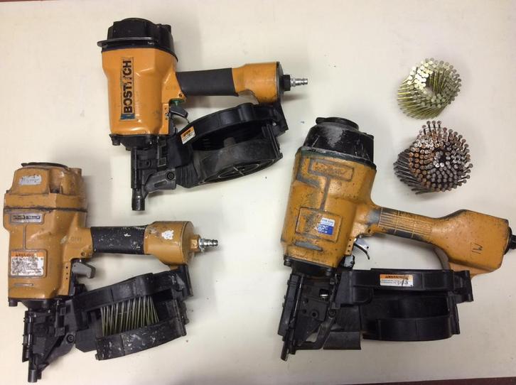 Bostitch Stanley nagelmachines, nagelpistolen, tackers, Doe-het-zelf en Bouw, Gereedschap | Overige machines, Gebruikt, Ophalen of Verzenden