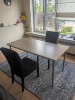 IKEA Tafel (150x75) + 2 Leen Bakker Stoelen. Complete Set, Huis en Inrichting, Ophalen, 100 tot 150 cm, Eikenhout, 50 tot 100 cm