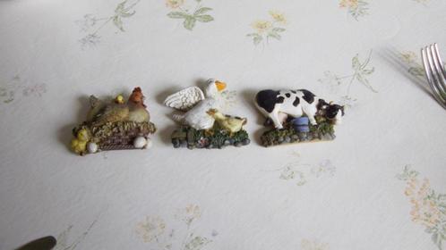 IJskast Magneten; Koe, Kip, Gans, Huis en Inrichting, Woonaccessoires | Wanddecoraties, Nieuw, Ophalen of Verzenden