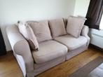 2 en 3 zit in stof beige kleur, Ophalen, Gebruikt, Stof