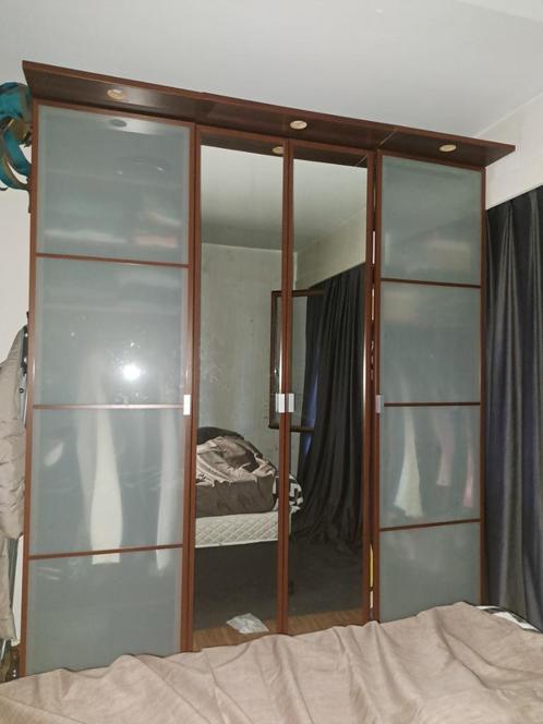 Kleerkast, Huis en Inrichting, Kasten | Kleerkasten, Gebruikt, 200 cm of meer, 100 tot 150 cm, 75 cm of meer, Met lade(s), Met deur(en)