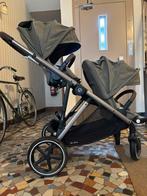 Cybex Gazelle dubbele kinderwagen + adapters + voetenzakken, Kinderen en Baby's, Kinderwagens en Combinaties, Ophalen, Gebruikt