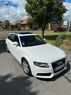 Audi A4 B8 S-lijn, Auto's, Audi, Voorwielaandrijving, Zwart, A4, Wit