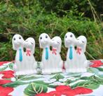 lot de 3 couples de chiens en faience identiques, Enlèvement ou Envoi, Comme neuf, Animal