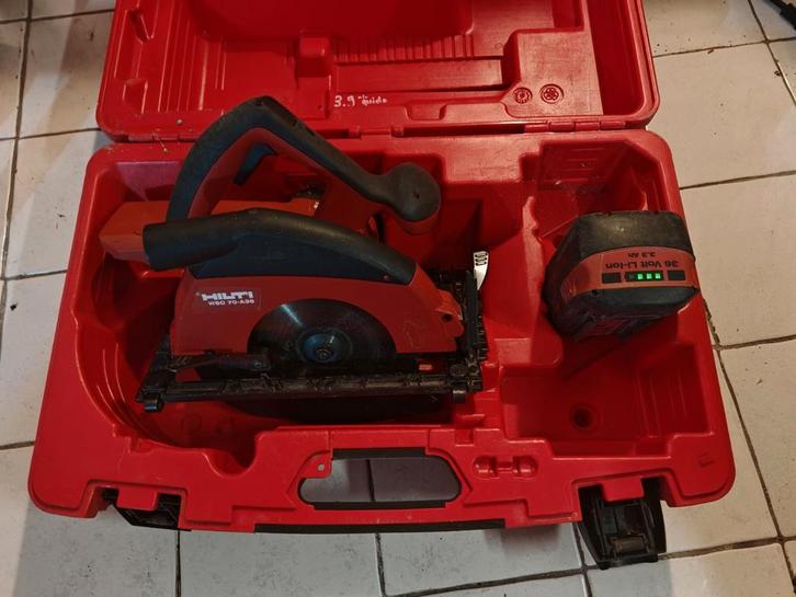 Hilti wsc 70-A36 problème moteur, Doe-het-zelf en Bouw, Gereedschap | Zaagmachines, Gebruikt, Cirkelzaag, 30 tot 70 mm, Ophalen