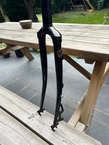 Tange Prestige stalen voorvork zwart 1 1/8 beschikbaar voor biedingen
