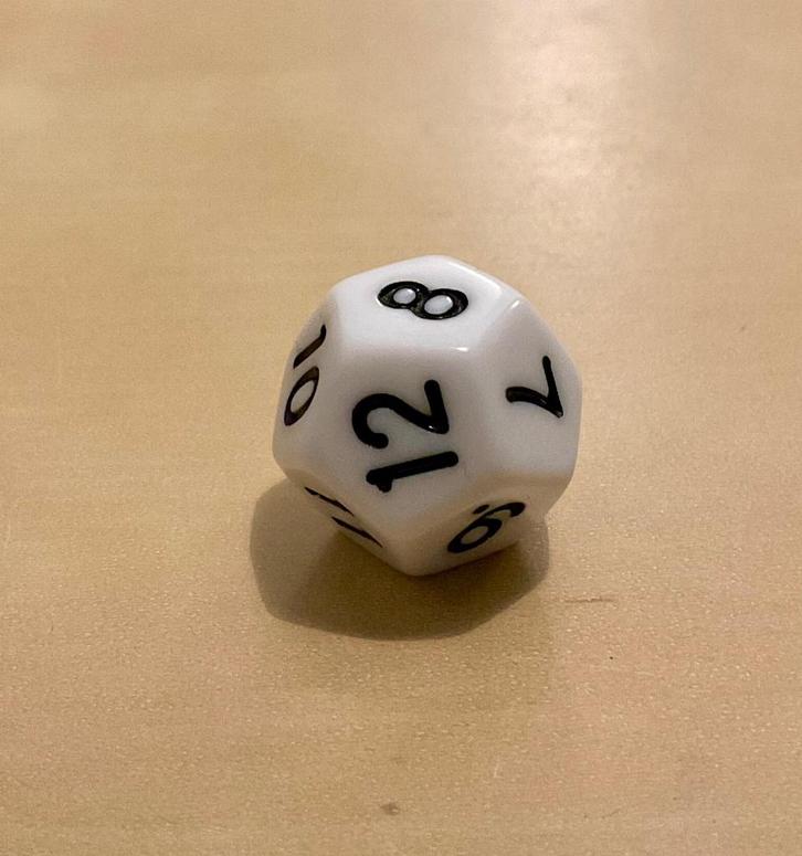 D12 / Dé à 12 faces, Hobby en Vrije tijd, Wargaming, Nieuw, Warhammer, Ophalen of Verzenden