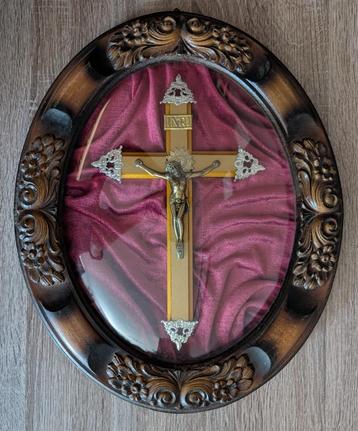 Cadre religieux Jésus Christ Croix - Religion - Ancien, Enlèvement