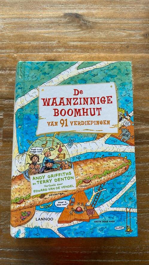 Terry Denton - De waanzinnige boomhut van 91 verdiepingen, Boeken, Kinderboeken | Jeugd | onder 10 jaar, Zo goed als nieuw, Ophalen