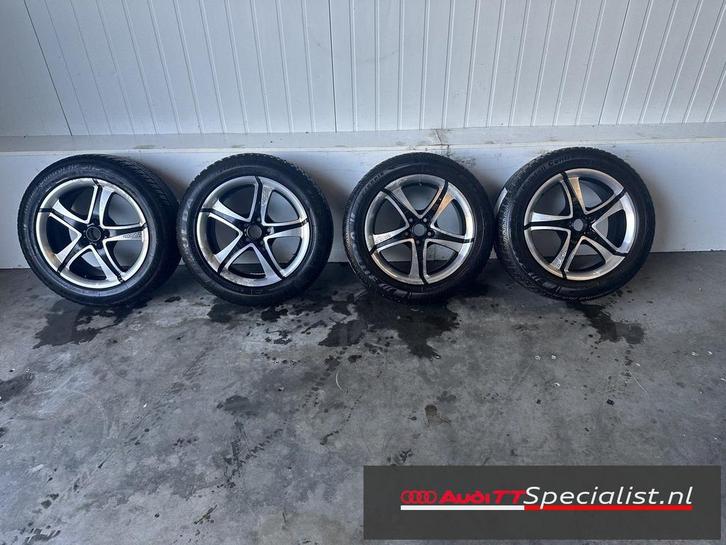 Winterbanden set op 16" velgen Audi TT MK1, Auto-onderdelen, Banden en Velgen, Banden en Velgen, Winterbanden, 16 inch, 205 mm