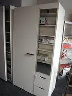 Klerenkast met spiegel, Gebruikt, 100 tot 150 cm, Qw, Ophalen of Verzenden