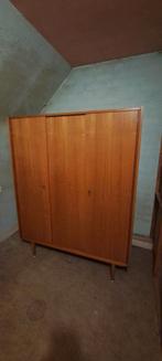 Vintage 3-deurs kleerkast, Huis en Inrichting, Kasten | Kleerkasten, Ophalen, Gebruikt, ., .
