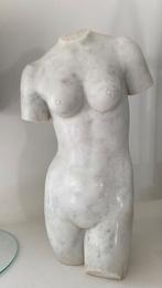 Handgemaakte marmeren beeld (vrouwelijke torso), Antiquités & Art, Art | Sculptures & Bois, Enlèvement