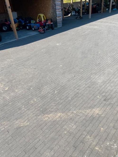 Waalformaat 20/5/6 Ebema zwart, Tuin en Terras, Tegels en Klinkers, Zo goed als nieuw, Klinkers, Ophalen