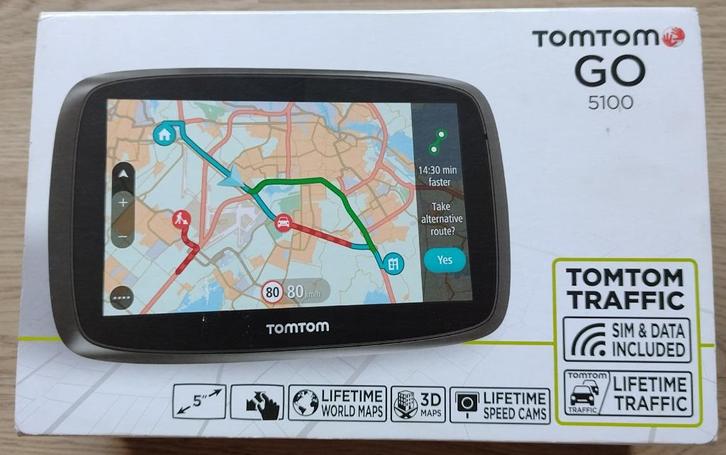 gps TomTom Go 5100, Auto diversen, Auto-accessoires, Zo goed als nieuw, Ophalen of Verzenden