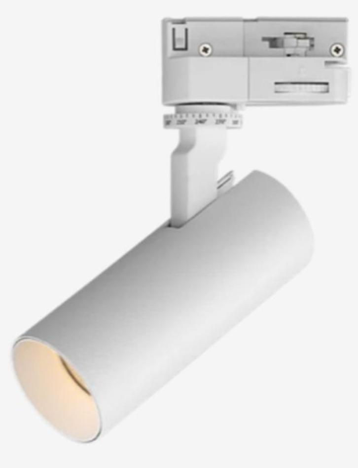 Absinthe Tuup 3-Fase trackspot Wit, Huis en Inrichting, Lampen | Spots, Nieuw, Plafondspot of Wandspot, Metaal of Aluminium, Led