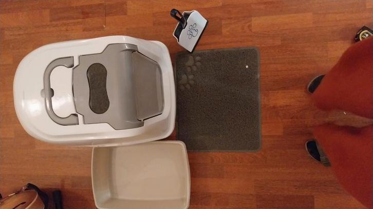 Bac à litière pour chat avec pelle et tapis, Animaux & Accessoires, Accessoires pour chats, Enlèvement