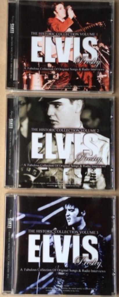 Elvispresleytheek "The Historic collection Volume I-II-III, Cd's en Dvd's, Cd's | Pop, Zo goed als nieuw, 2000 tot heden, Ophalen of Verzenden