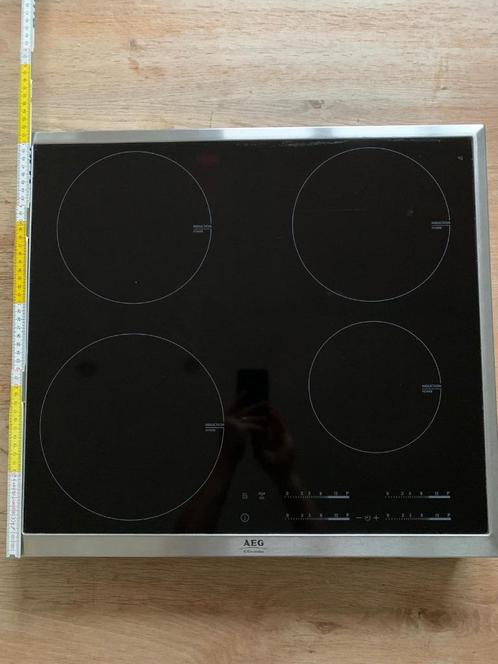 AEG inductie kookplaat, Elektronische apparatuur, Kookplaten, Gebruikt, Inbouw, Inductie, 4 kookzones, Ophalen